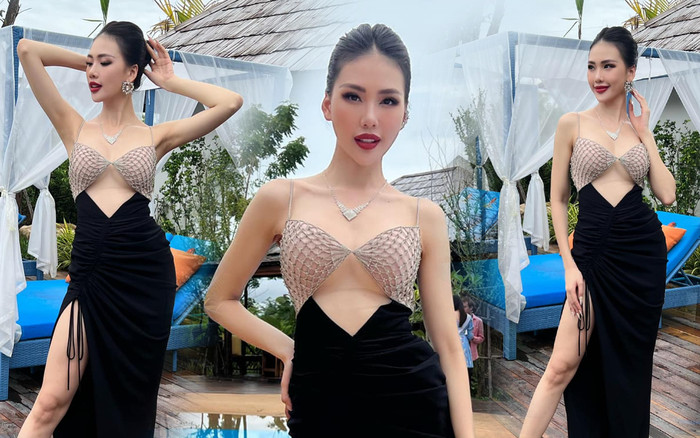 Bùi Quỳnh Hoa thả dáng căng đét: Supermodel International là đây chứ đâu, thi thố làm gì nữa Ảnh 2