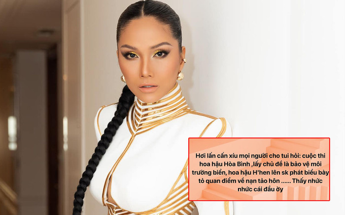 H'Hen Niê kể chuyện tảo hôn tại Miss Peace Vietnam 2022, netizen đồng loạt: Lạc đề rồi chị ơi! Ảnh 2