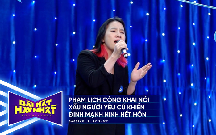 Bài hát hay nhất: Phạm Lịch công khai 'nói xấu' người yêu cũ khiến Đinh Mạnh Ninh hết hồn Ảnh 2