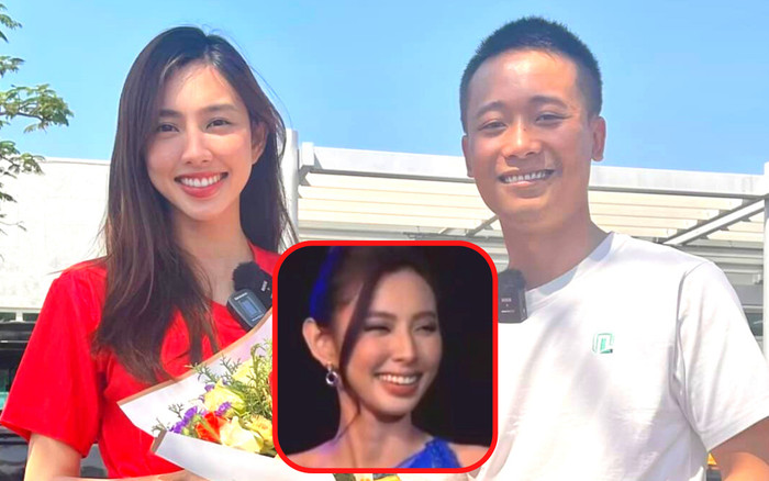 Hoa hậu Thùy Tiên cười tít mắt khi nghe khán giả hô vang tên mình và Quang Linh Vlog Ảnh 2