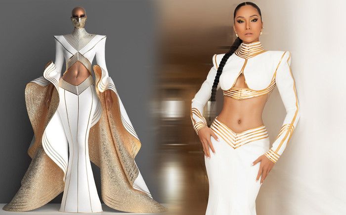 Hết lùm xùm nhuộm da, H'Hen Niê lại bị nhà thiết kế nước ngoài tố diện đồ đạo nhái Ảnh 2