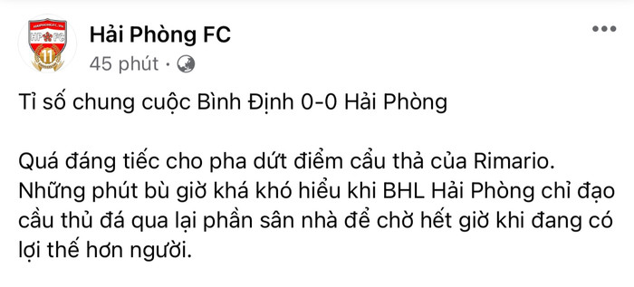 Văn Lâm chơi xuất thần, Hải Phòng đá như 'cầu hoà' trước 10 người của Bình Định Ảnh 1