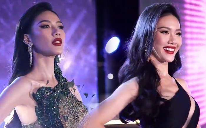 Bùi Quỳnh Hoa cực 'cháy' tại chung kết Supermodel International: Dùng son đỏ là 'bất bại' Ảnh 2