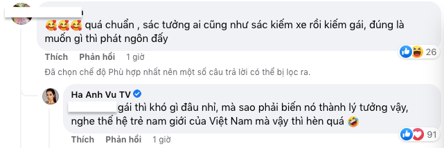 Hà Anh phản bác thẳng quan điểm của shark Bình: 'Trai có 6 chiếc xe hấp dẫn con gái hơn trai 6 múi' Ảnh 2