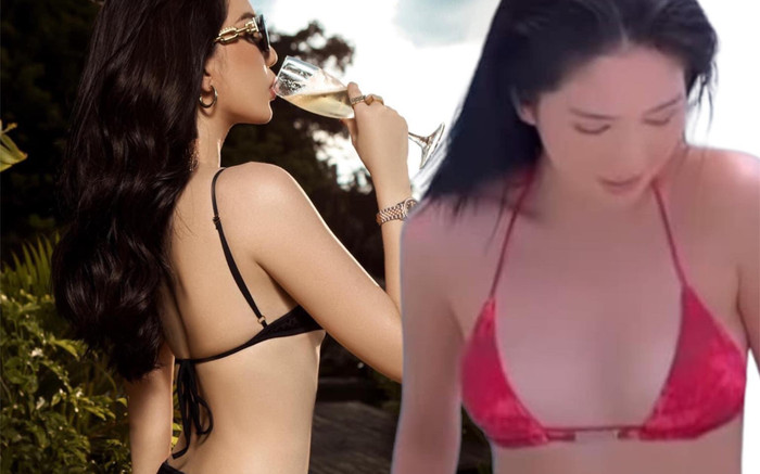 'Nóng 1000 độ' trước hậu trường chụp ảnh bikini của 'Nữ hoàng nội y' Ngọc Trinh Ảnh 2