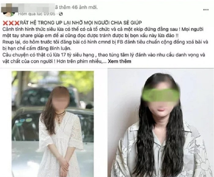 Bài đăng tố cáo V.A lừa đảo, có biệt tài thao túng tâm lý người khác gây xôn xao MXH