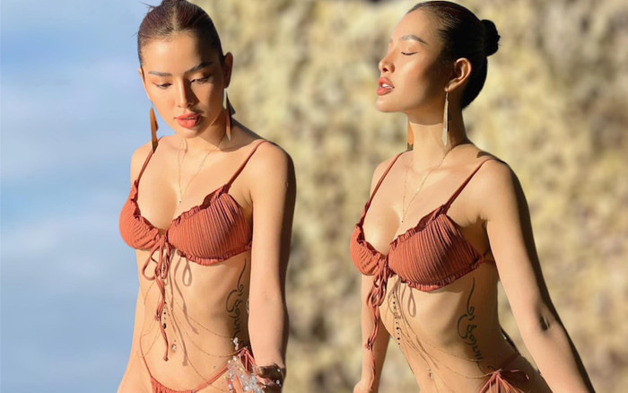 Phương Trinh Jolie khiến dân tình 'xịt máu mũi' khi diện bikini, chuẩn 'gái một con trông mòn con mắt' Ảnh 2