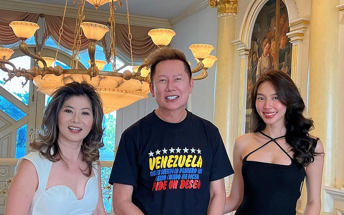 Thùy Tiên checkin tại nhà chủ tịch MGI, netizen choáng ngợp: 'Tưởng đâu tham quan lâu đài' Ảnh 2