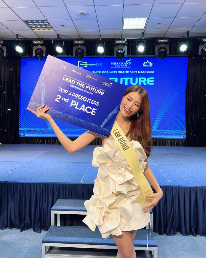 Chế Nguyễn Quỳnh Châu và khả năng 'bắn' tiếng Anh ấn tượng tại Miss Grand Vietnam 2022 Ảnh 4