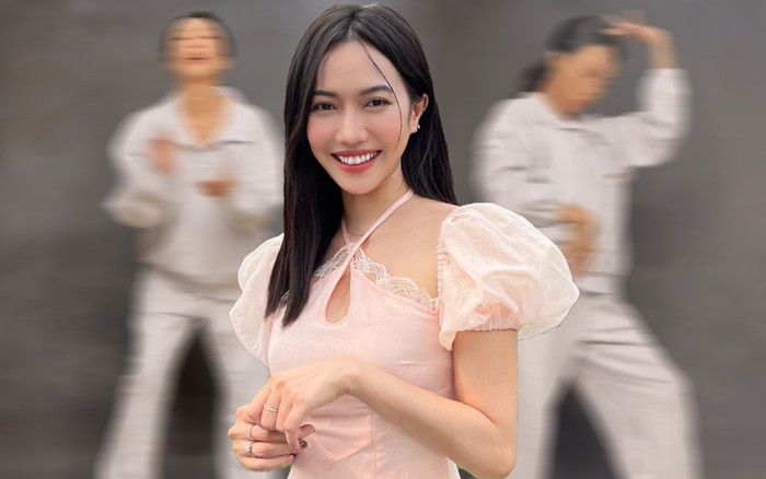 Nghiêm túc nhảy trên nền nhạc cực căng trước thềm đám cưới, dân mạng trầm trồ: 'Diệu Nhi mãi đỉnh'! Ảnh 2