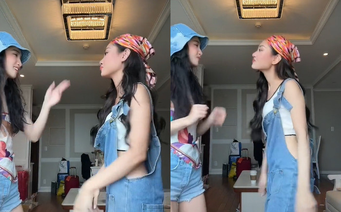 Đứng cạnh Á hậu Phương Nhi, Hoa hậu Mai Phương bị nghi 'khai gian' chiều cao Ảnh 2