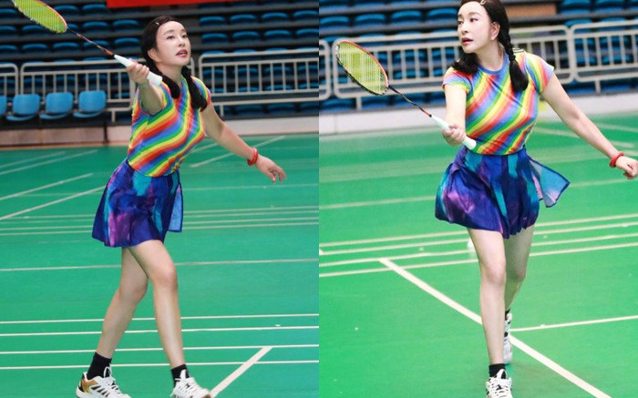 Gu thời trang trẻ trung của 'Võ Tắc Thiên' Lưu Hiểu Khánh ở tuổi U70 Ảnh 2