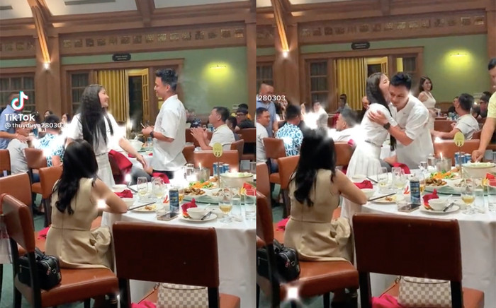 Rộ clip Hồng Đăng thoải mái ôm khán giả nữ trong một buổi tiệc cùng hội bạn Ảnh 2