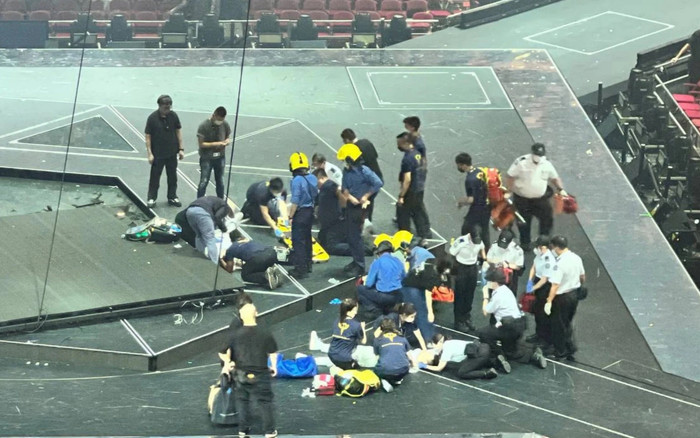 Vụ nam vũ công bị màn hình 600kg đè trúng người: Tinh thần ổn định, có thể giao tiếp Ảnh 2