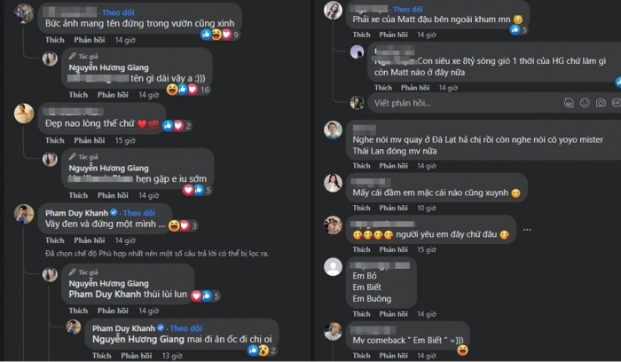 Netizens đã để lại bình luận đặt ra nghi vấn về chiếc siêu xe trong tấm hình Hương Giang chia sẻ.