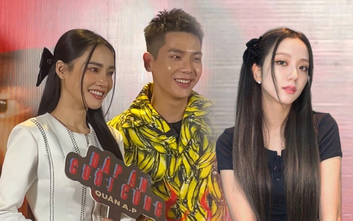 Dự họp báo Quân A.P, Nhã Phương 'gây lú' với vẻ ngoài hệt Jisoo (BLACKPINK) Ảnh 2