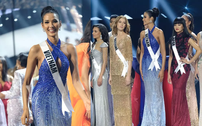 Quyết định chọn chiếc váy xanh đậm của Hoàng Thùy trong quá khứ là đúng hay sai? 