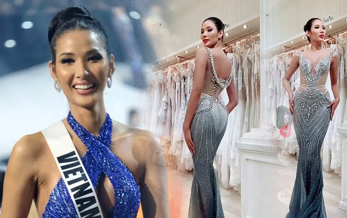 Nhìn lại chiếc váy đẹp như tạc mà Hoàng Thùy đã 'lỡ hẹn' tại Miss Universe 2019 Ảnh 2