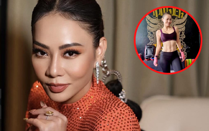 Thu Minh đón tuổi mới với cơ bụng 6 múi cực 'bén' Ảnh 2