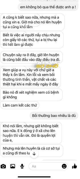 Rầm rộ loạt tin nhắn được cho là của người nhà chủ Homestay với cô gái bị cưỡng hiếp ở Hà Giang Ảnh 3
