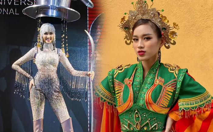 Loạt trang phục dân tộc xa rời với bản vẽ: Của Hoàng Thùy vẫn chưa phải tệ nhất Ảnh 2