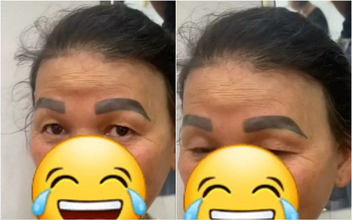 Bỏ tiền ra làm lông mày nhưng sau đó ai cũng 'khóc thét' khi nhìn thành quả của người phụ nữ Ảnh 2