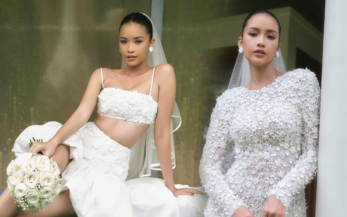 Ngọc Châu ngọt ngào gây thương nhớ với váy cưới, cả showbiz Việt rầm rộ: Tuyển chồng ngay thôi chị ơi Ảnh 2