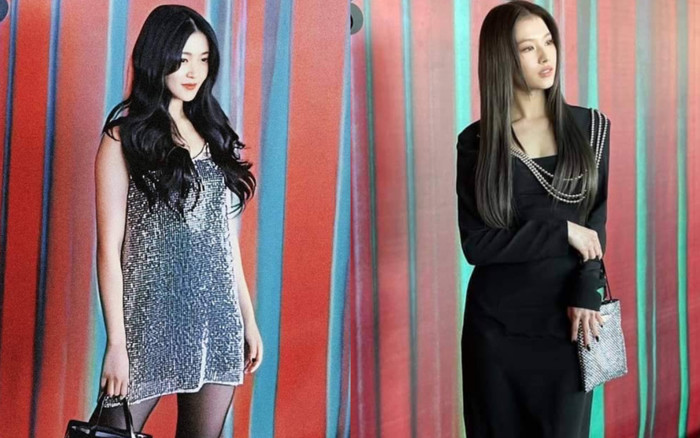 Dự chung sự kiện thời trang, nhan sắc của Kim Tae Ri liệu có lấn át 'nữ thần' Sana? Ảnh 2