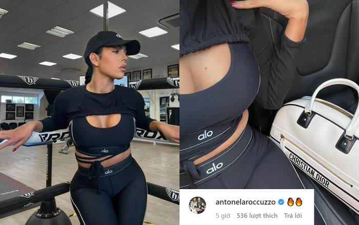 Bạn gái Ronaldo khoe dáng bốc lửa trong phòng tập gym Ảnh 2