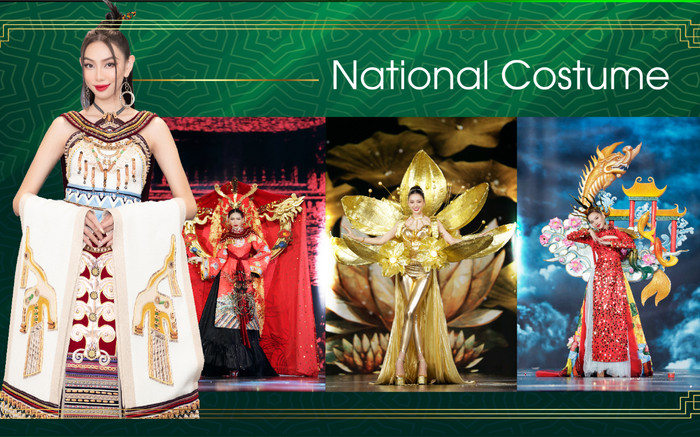Mai Phương - Ngọc Thảo - Phương Anh hừng hực niềm tự hào dân tộc khi diễn National Costume Ảnh 2
