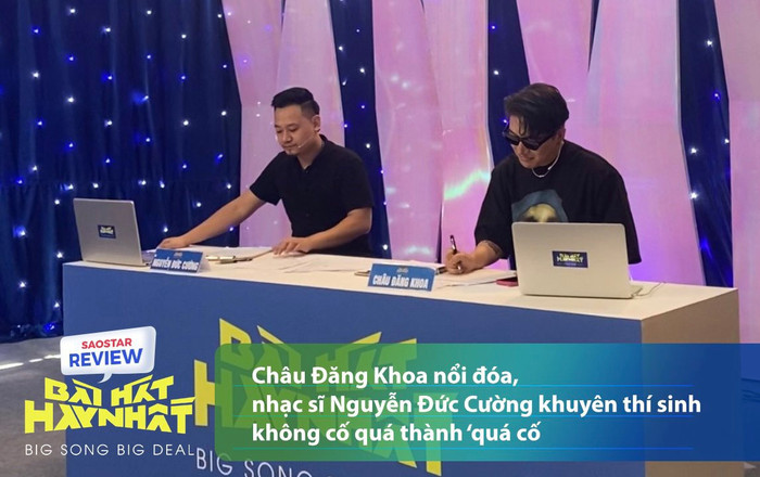 Châu Đăng Khoa nổi đóa, nhạc sĩ Nguyễn Đức Cường khuyên thí sinh không 'cố quá thành quá cố' Ảnh 2