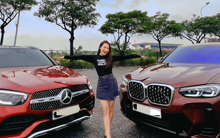 Bảo Thanh khiến netizen lóa mắt vì khoảnh khắc 'tiền tỷ' bên hai siêu xe Ảnh 2