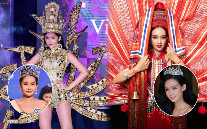 Những trang phục dân tộc của Việt Nam tại Miss Intercontinental: Bộ của Lê Âu Ngân Anh gợi cảm 'quá đà' Ảnh 2