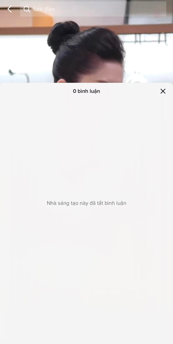 Người này tắt phần bình luận ở các video trên Tiktok