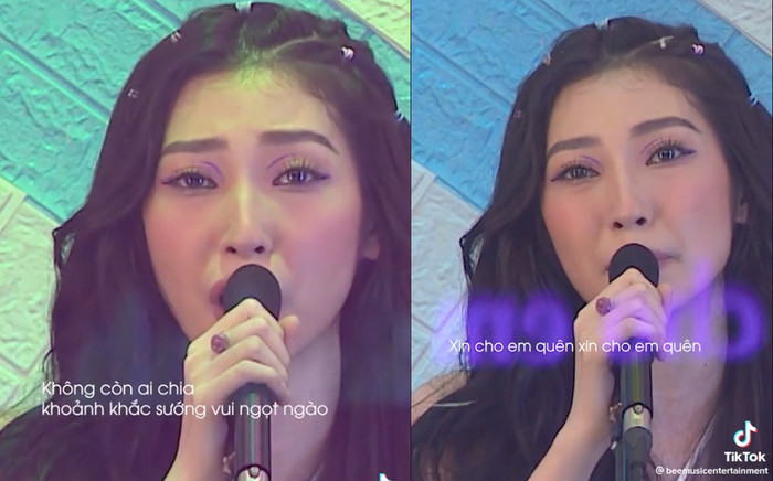 Khổng Tú Quỳnh nghẹn ngào hát hit của Hà Hồ, netizen chê 'chữ ê kéo dài' Ảnh 2
