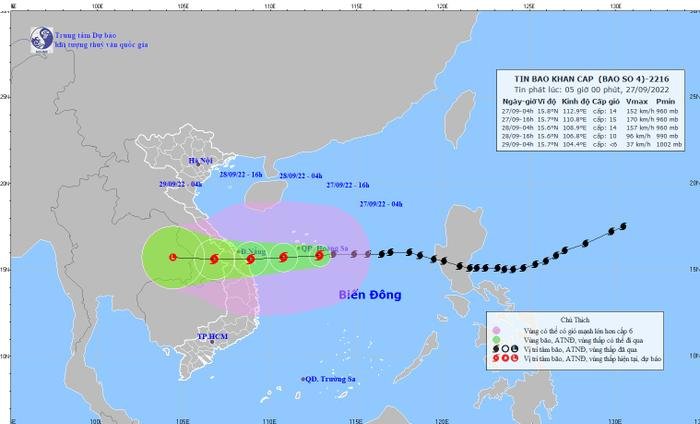 Bão Noru đang tiếp tục mạnh thêm, 60 huyện, đô thị có nguy cơ ngập úng Ảnh 2