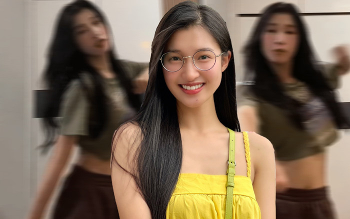 Diện áo croptop nhảy Shut Down của BLACKPINK, Á hậu Phương Nhi khiến fan u mê vòng 'eo con kiến' Ảnh 2