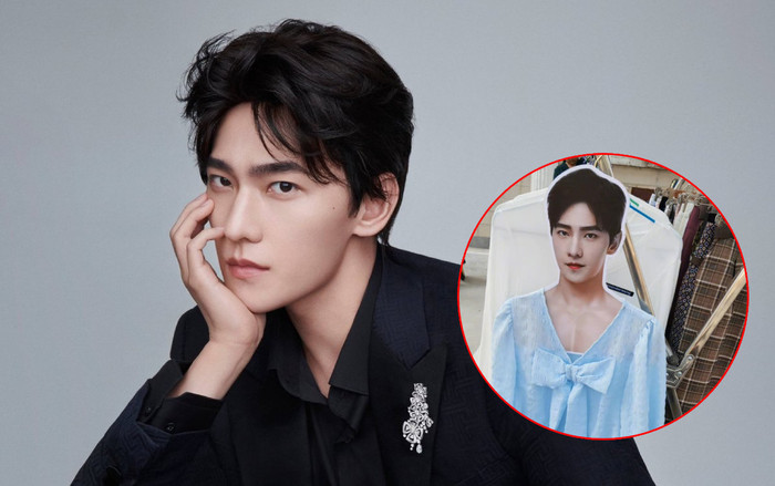 Dương Dương bị bắt gặp diện áo xanh ngọc thắt nơ cực nữ tính, thực hư thế nào? Ảnh 2