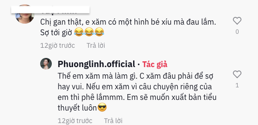 Để lộ cánh tay xăm kín, Phương Linh đáp trả thẳng lời chê bai: 'Xăm trổ nát quá' Ảnh 5