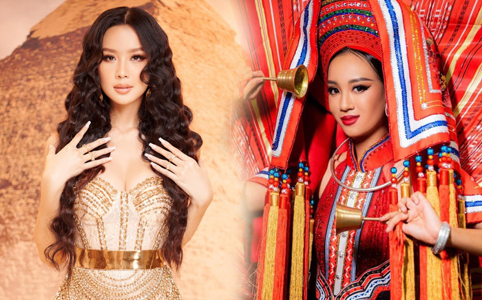 Chính thức: 'Cô Em Dao Đỏ' là trang phục dân tộc của Á hậu Bảo Ngọc tại Miss Intercontinental 2022 Ảnh 2