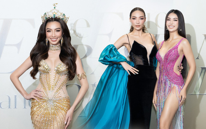 2 nàng hậu Miss Grand Thailand thả dáng tại chung khảo Miss Grand VN: Không lấn át nổi Thùy Tiên Ảnh 2