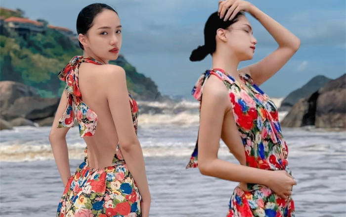 Hương Giang diện váy dài thướt tha, trầm tư 'giữa bốn bề ngổn ngang' Ảnh 2