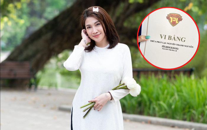 Ồn ào phẫu thuật thẩm mỹ chưa lắng xuống, Pha Lê đã lập vi bằng khẳng định 'không thể che mắt sự thật' Ảnh 2