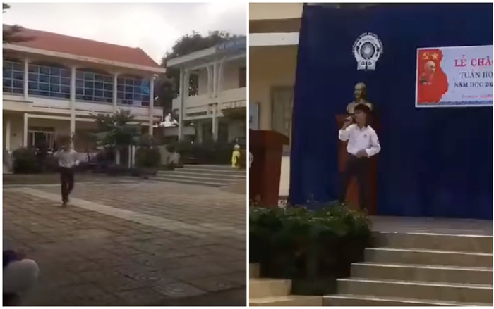 Nam sinh lớp 10 hát Waiting for you, thể hiện động tác 'xách quần' cuốn hút không kém MONO Ảnh 2