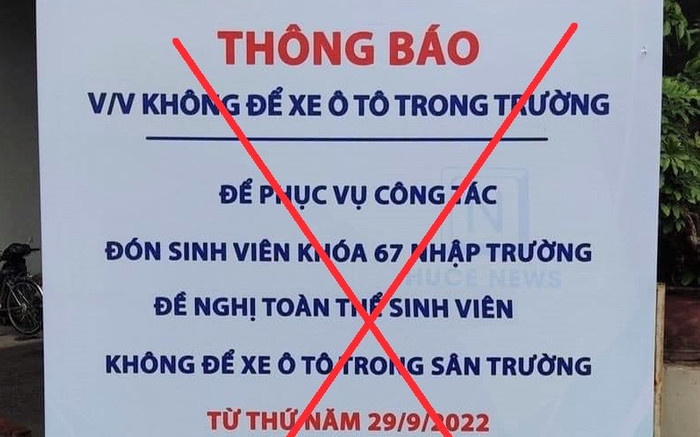 Sự thật thông tin ĐH Xây dựng Hà Nội yêu cầu 'sinh viên không để ô tô trong sân trường'? Ảnh 2