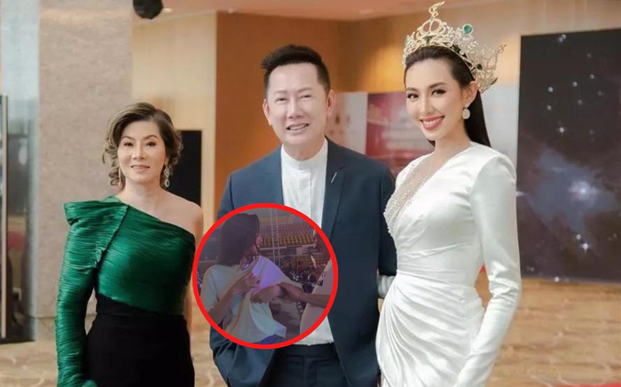 Hoa hậu Thùy Tiên khiến chủ tịch Miss Grand International 'giật mình thon thót' ngày gặp lại Ảnh 2