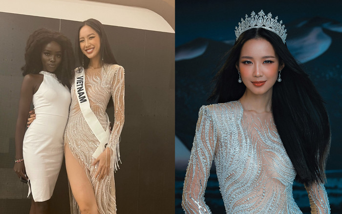 Bảo Ngọc diện váy xẻ cao ngút ngàn trong ngày nhận sash tại Miss Intercontinental 2022 Ảnh 2