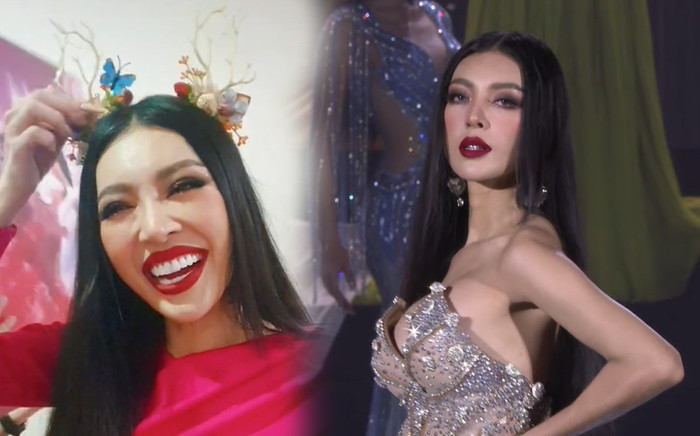 Out top 5 đầy tiếc nuối, 'Con Nai' Bùi Lý Thiên Hương mắt đỏ hoe nhận vương miện từ người hâm mộ Ảnh 2