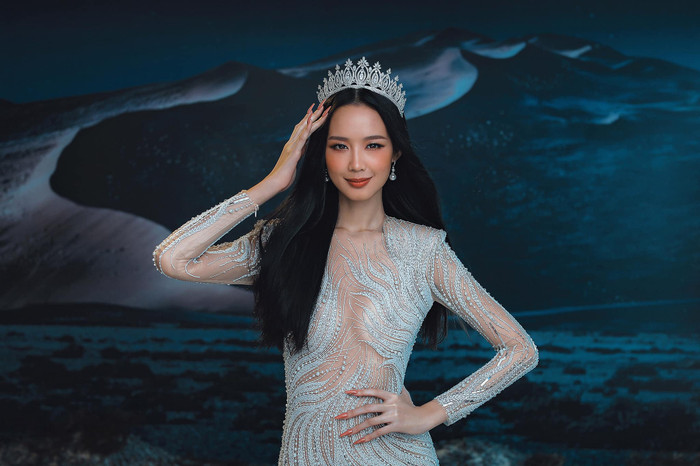 Bảo Ngọc hiện đang ở Ai Cập để thi đấu tại cuộc thi Miss Intercontinental 2022.
