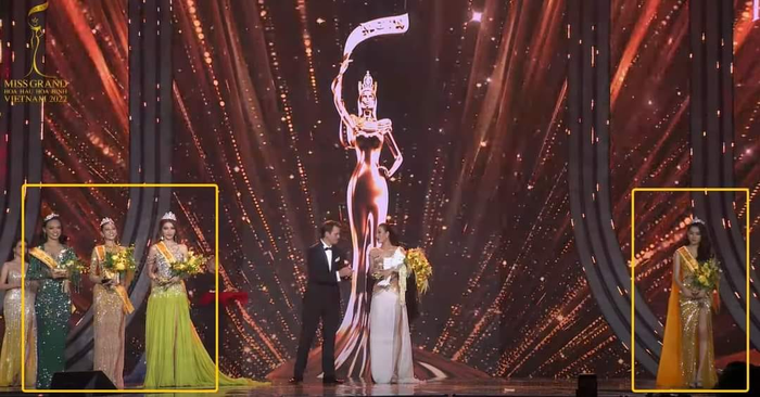 Top 5 Miss Grand VN 'chia rẽ' ngay trên sân khấu, Á hậu 3 bị 'ghẻ lạnh'? Ảnh 2